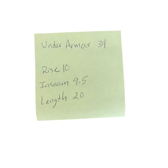 Under Armour Heat Gear Shorts Mens Size 34 Stretch Golf Khaki Tan Flat Front - Picture 6 of 6